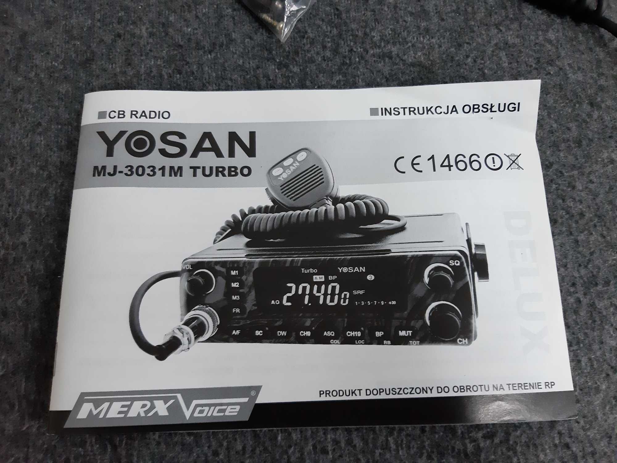 CB radio Yosan MJ-3031M Turbo.