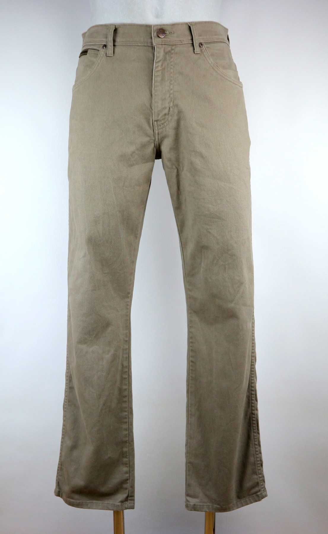 Wrangler Texas Stretch spodnie jeansy W33 L30 pas 2 x 42 cm