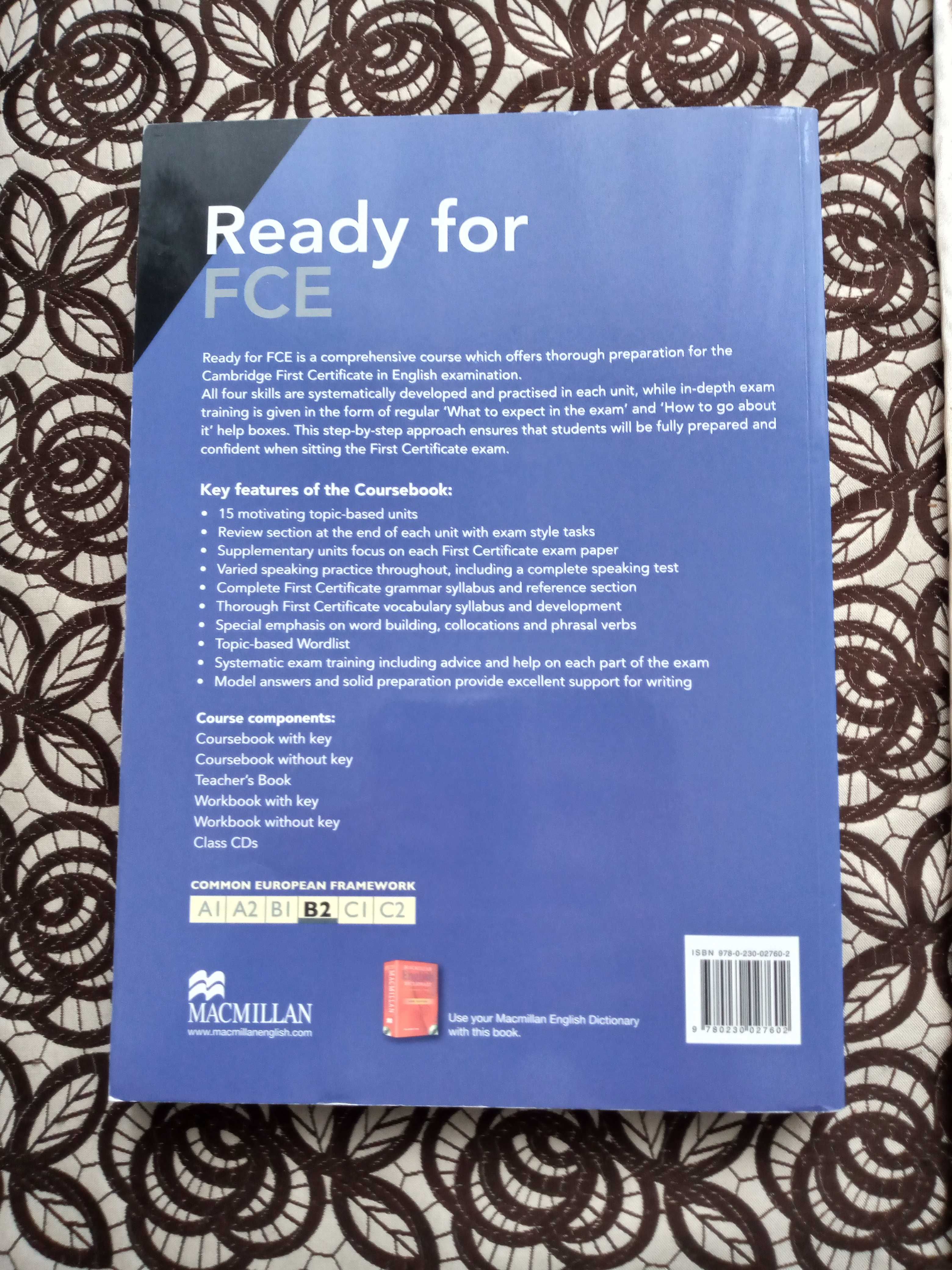 FCE ENGLISH, KURS FCE jezyk angielski, coursebook, workbook, stan bdb