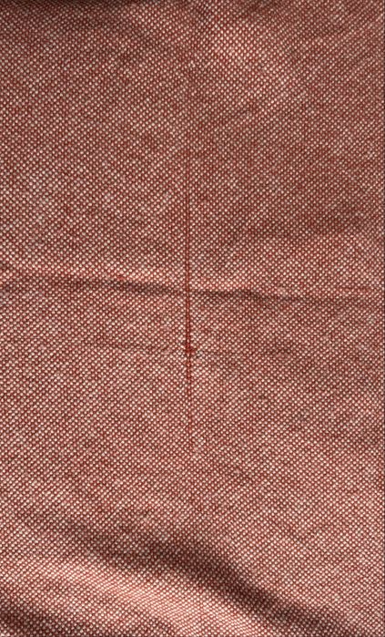 Wełniany koc Ikea Ulltistel 130×170 cm terakota