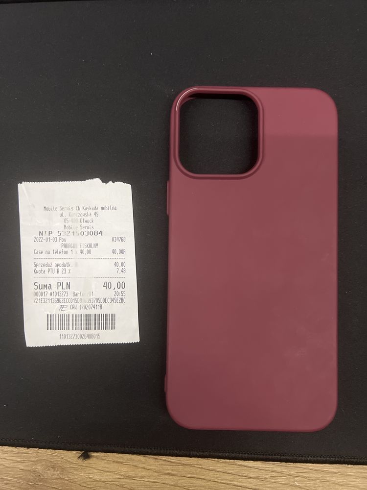 Case, obudowa, etui, czerwony, iPhone 13 Pro Max