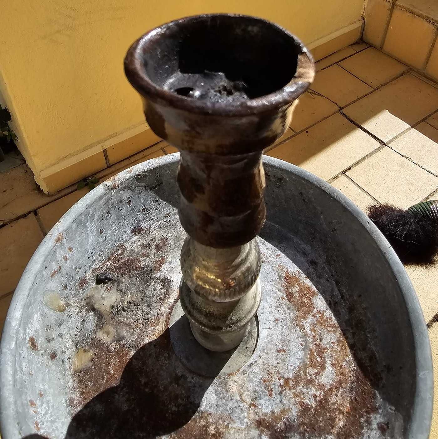 Xixa antiga do Egipto com todos os adereços