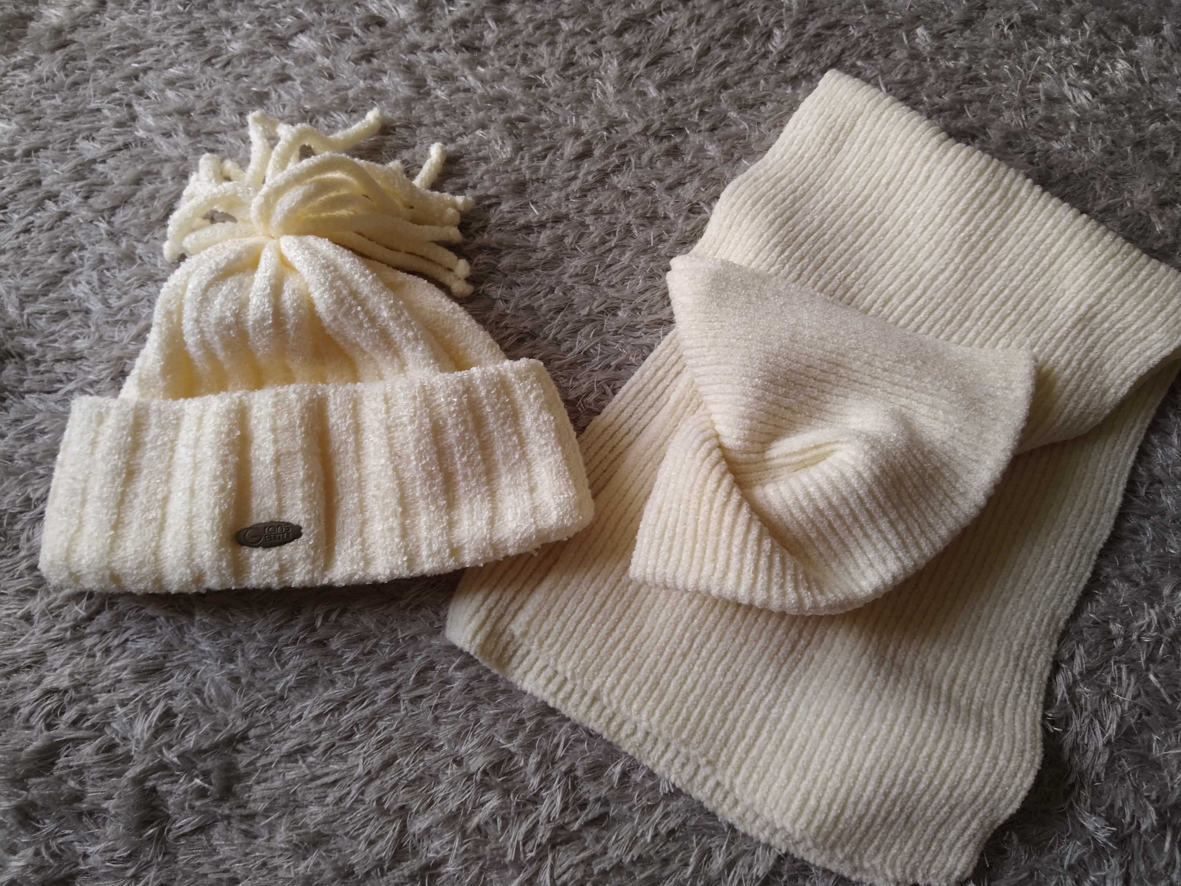 Czapka+szalik nowe