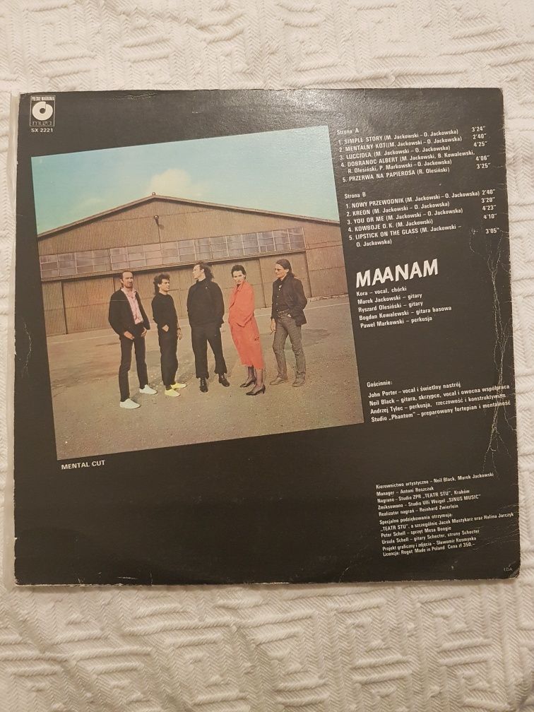 Płyta winylowa Mental Cut Maanam