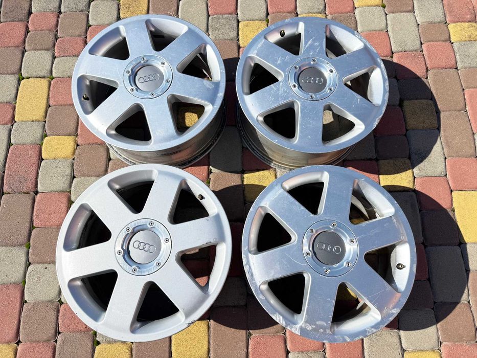 Тітанові діски Ronal 5*100 R17 VW Golf 4-Skoda rapid-faBia-Audi 3