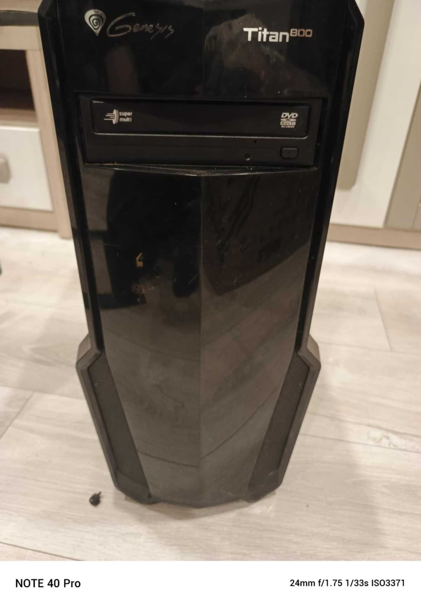 Komputer stacjonarny monitor + windows geforce gtx1660 zotac gaming