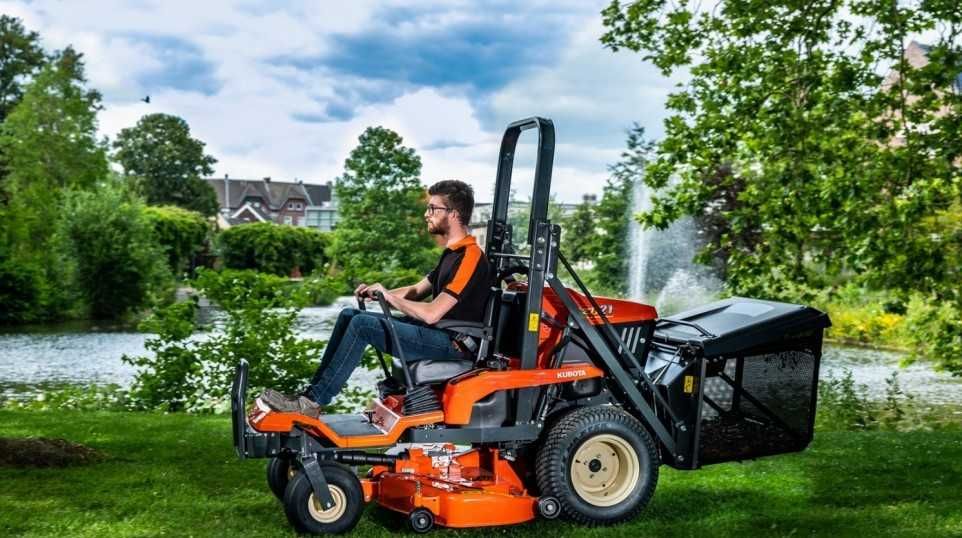 KUBOTA GZD21-IIHD Kosiarka, Promocja RATY 0%, kosz górny wysyp