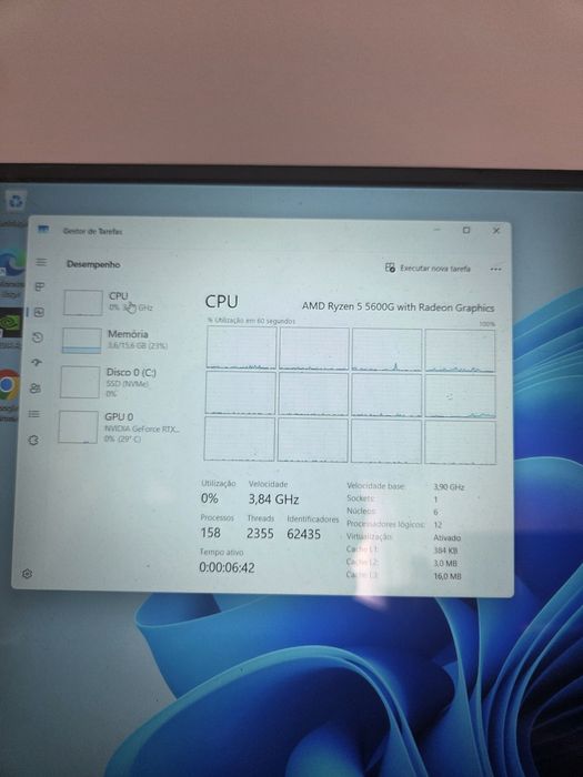HP OMEN 25L 5600G+RTX3050