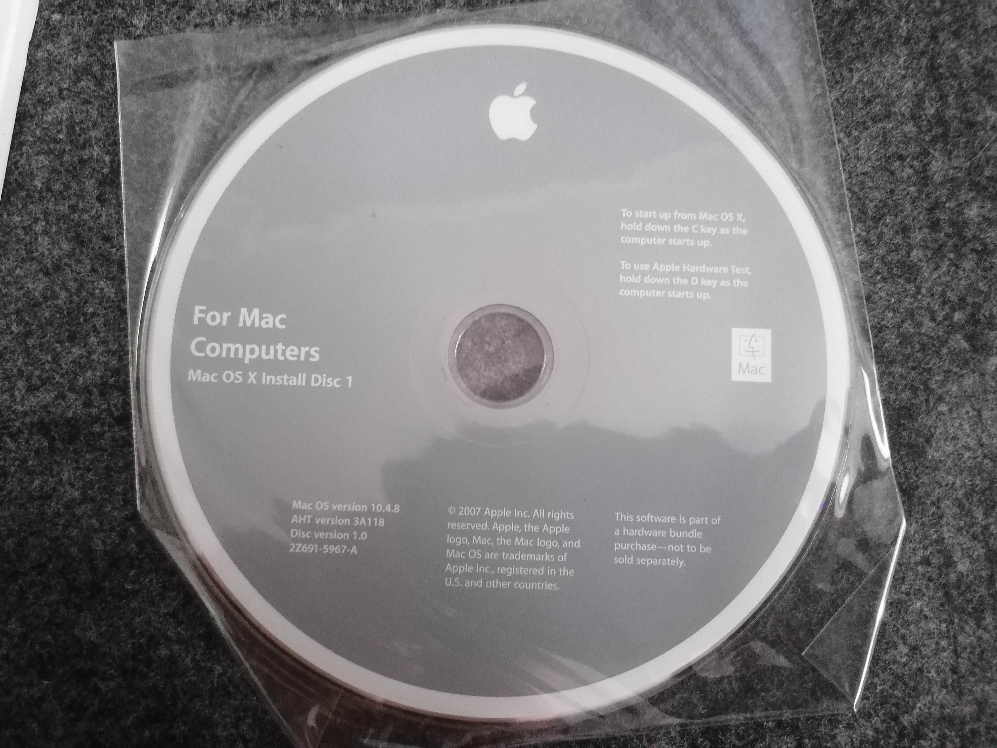 System Mac OS X 10.4.8  Apple