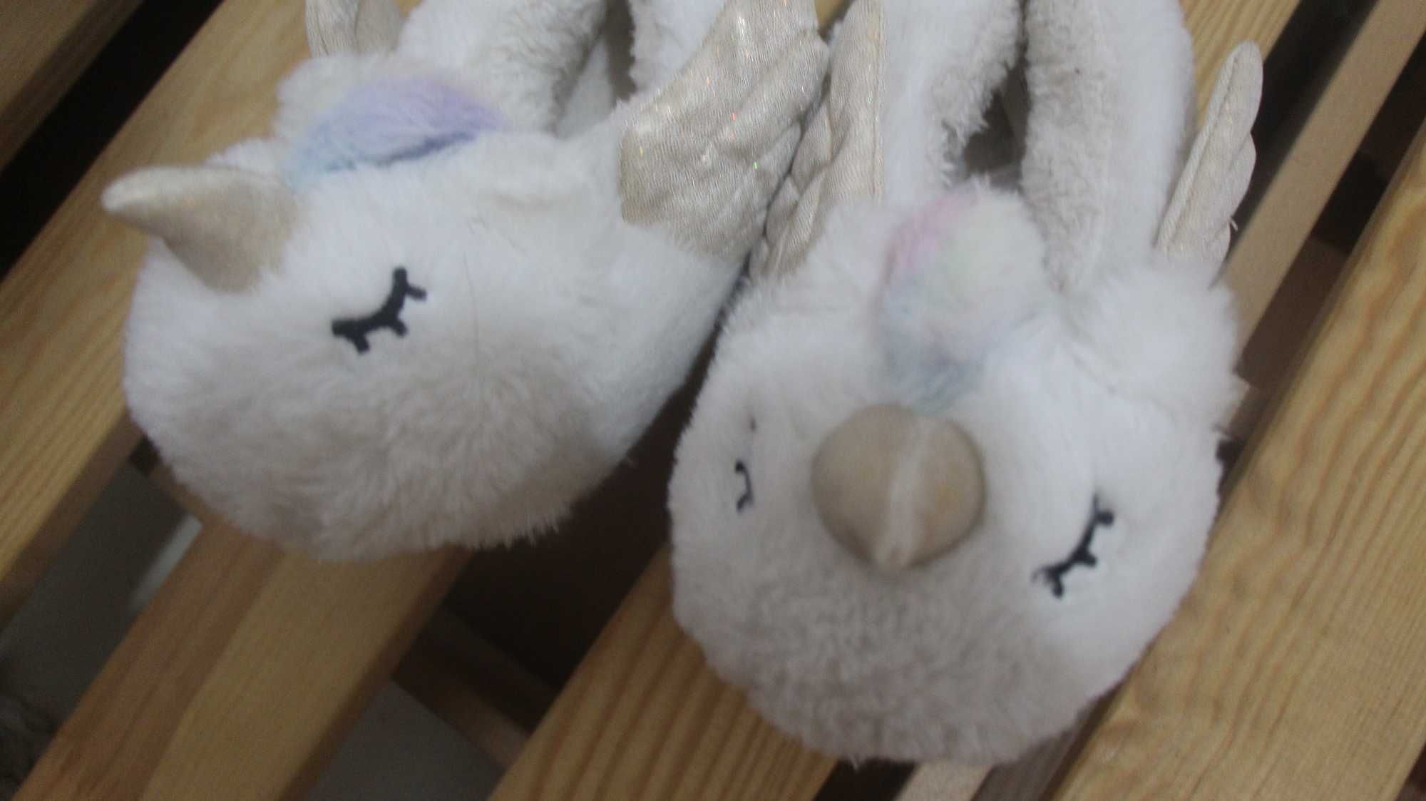 Par de Pantufas Unicornio para criança