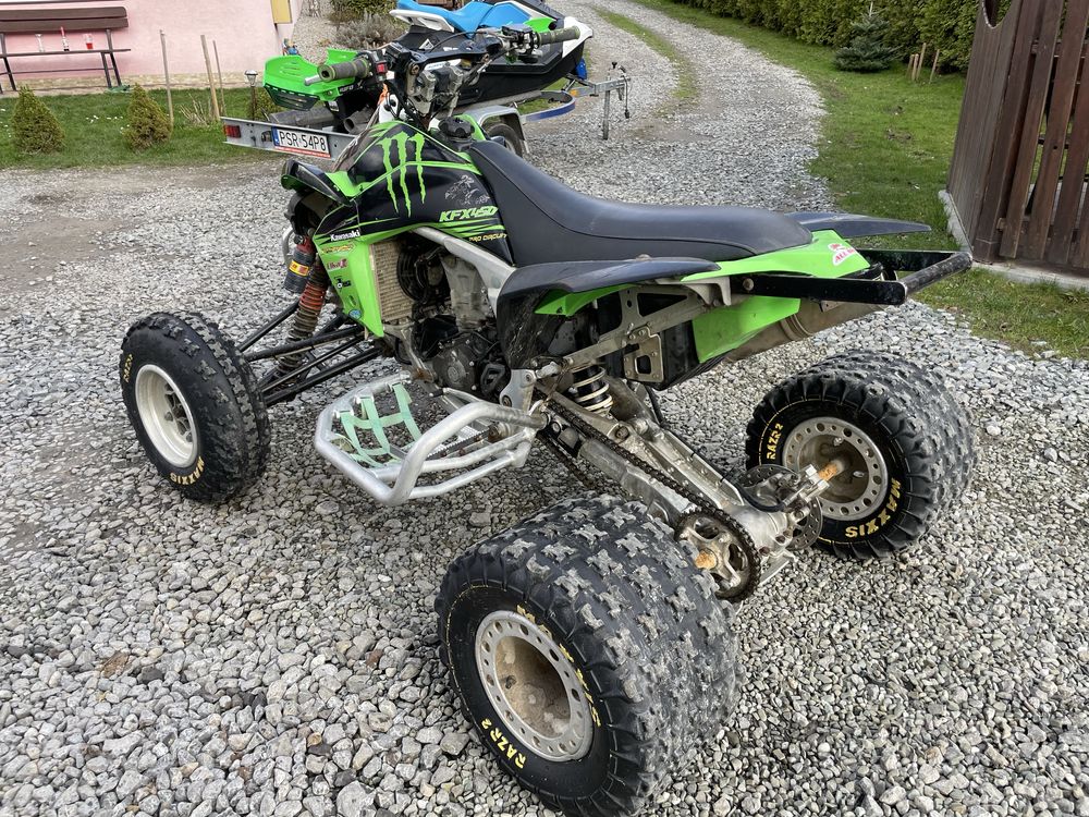 Sprzedam kawasaki kfx 450 zawieszenie elki poszerzony wydłużony