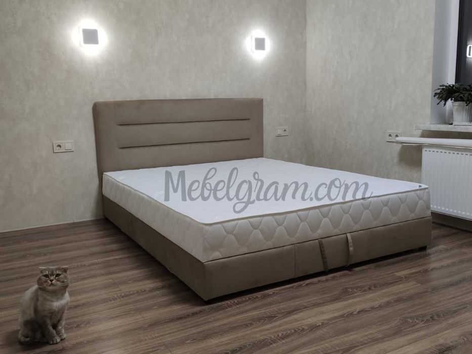 АКЦИЯ! Кровать 160х200 с МАТРАСОМ и подъемным механизмом. В Спальню