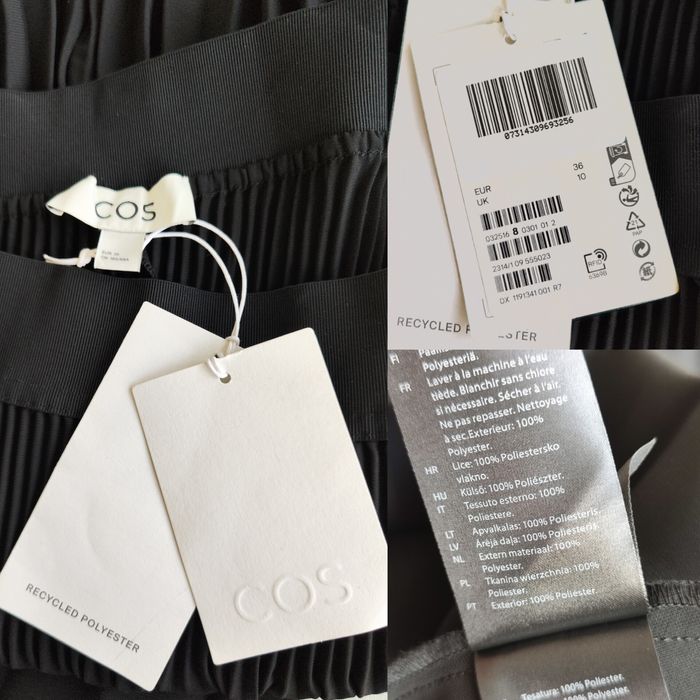 Cos довга спідниця пліссе з еластичним поясом