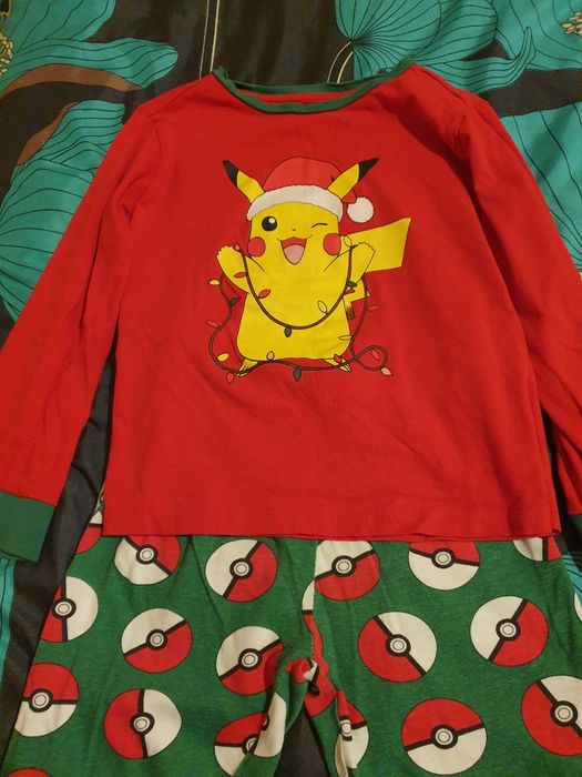 Piżama chłopięca. Rozmiar 110-116. +gratisy.