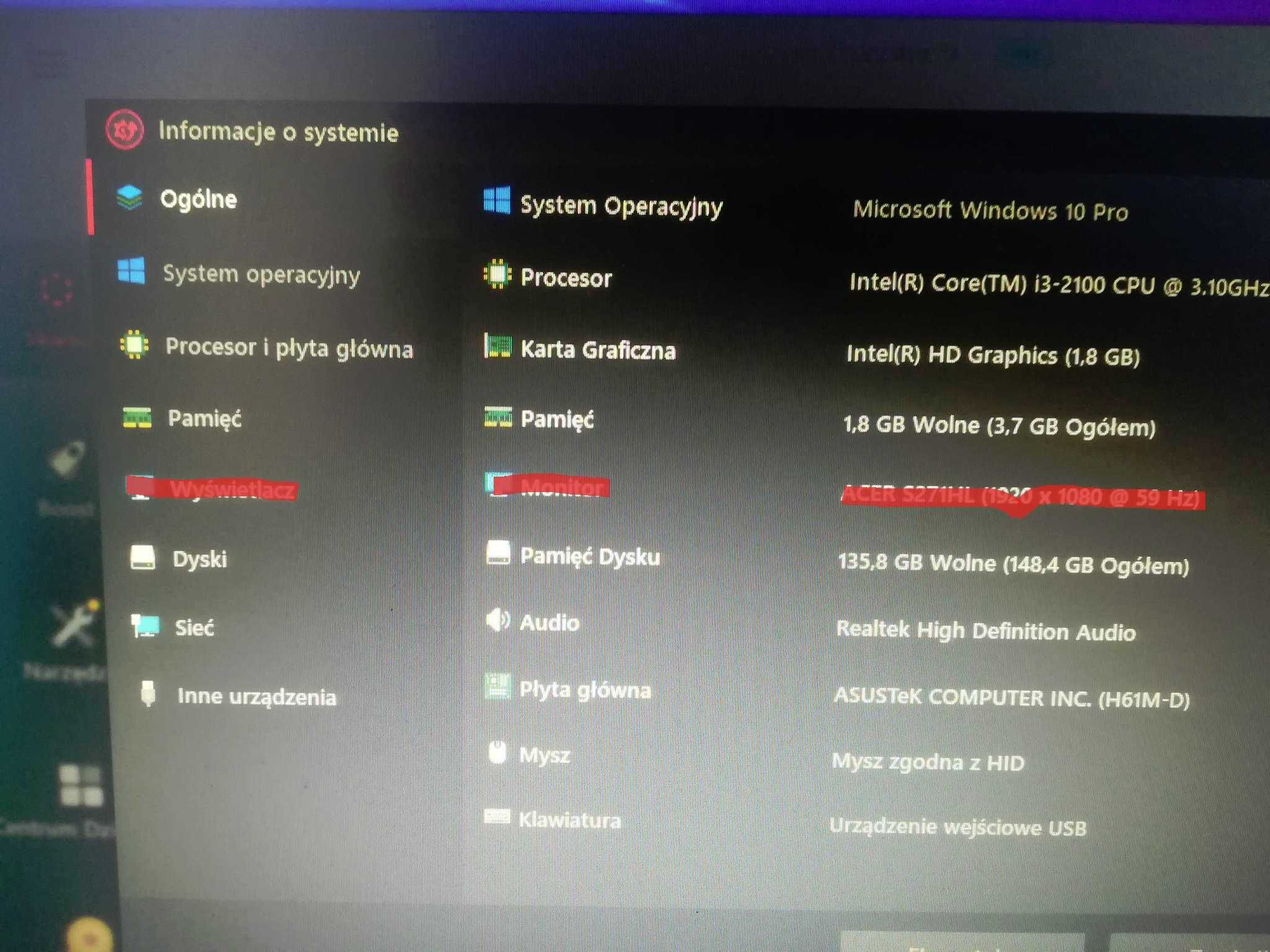 Komputer PC Intel