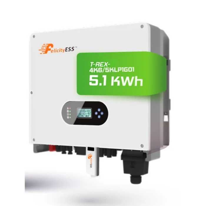 Гібридний інвертор Felicity T-REX-5KLP1G01 (5 кВт)