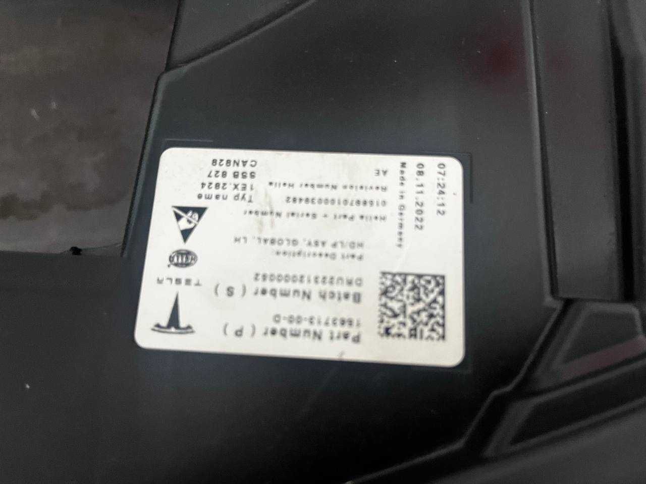 Фара ліва Tesla Model S Plaid 1563713-00-D 2022-2024