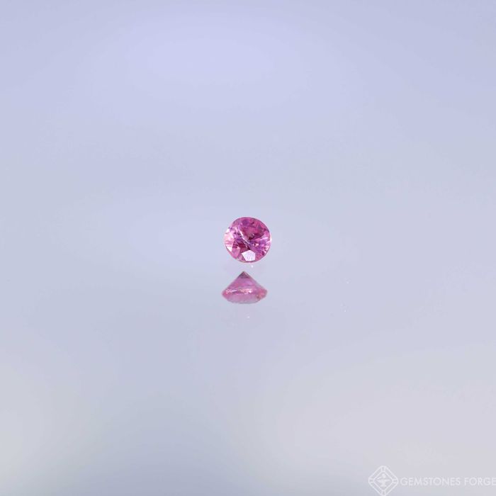 Naturalny różowy Szafir, Okrągły 2,2 mm