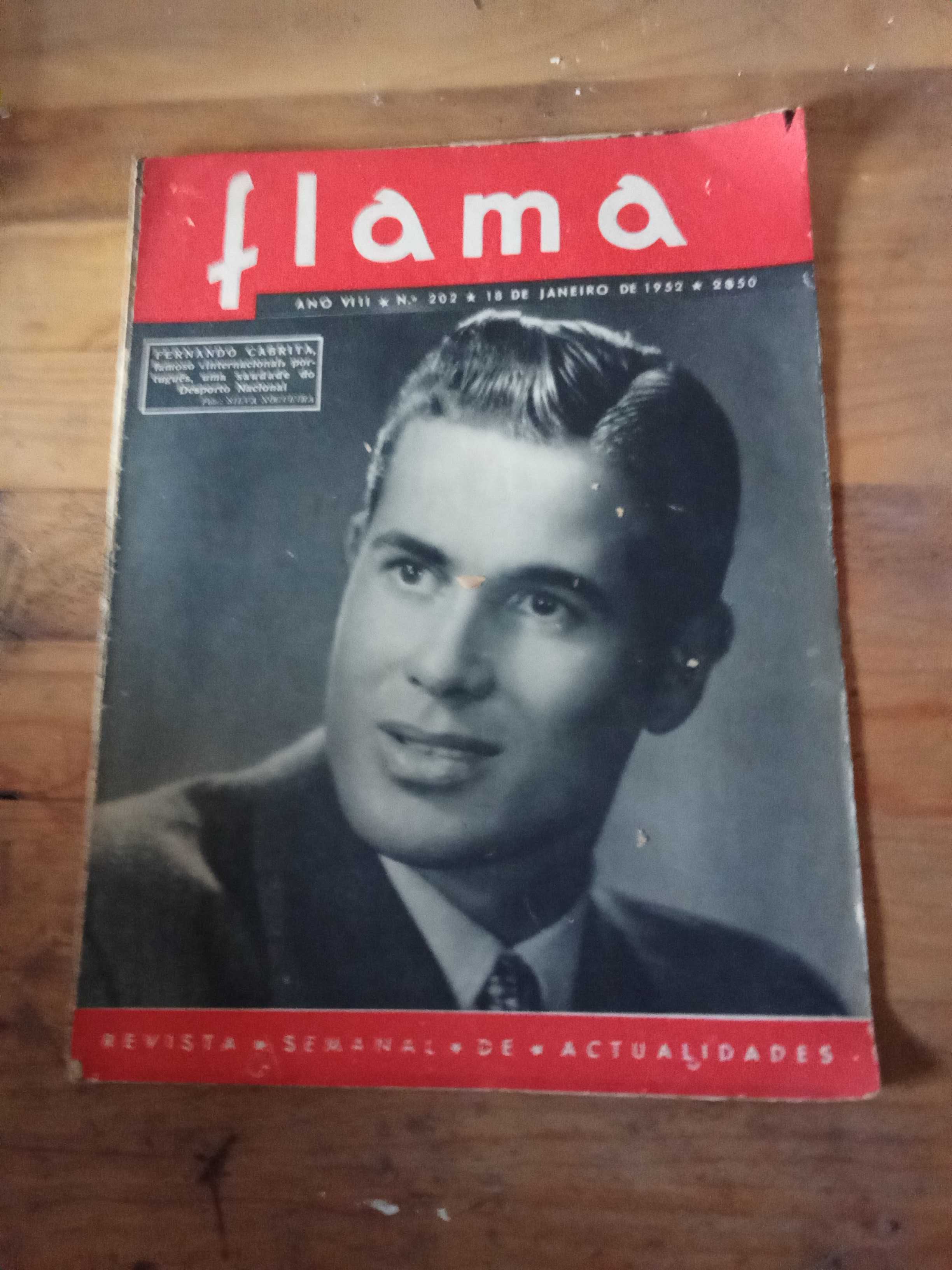 Revista Flama  de actualidades da época