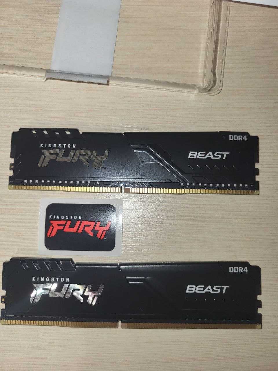 ПАМ'ЯТЬ DDR4 RAM_16GB  Fury Beast DDR4 3200
