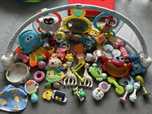 Zestaw zabawek niemowlęcych, fisher price, żyrafa sophie