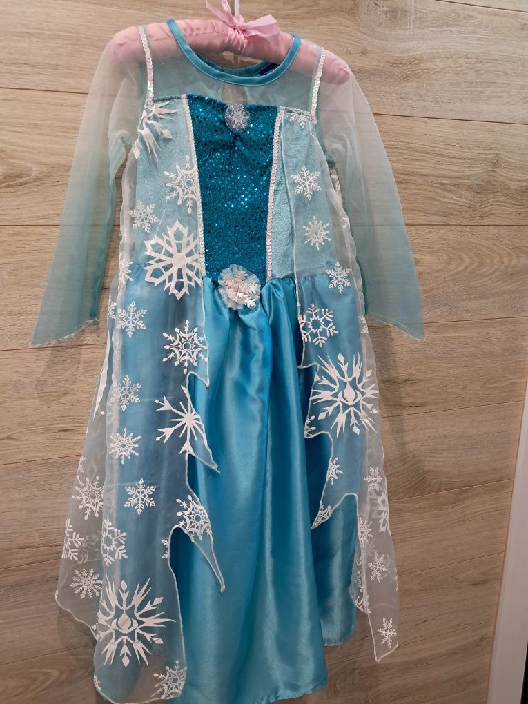 Платье Эльзы принцессы disney 6-7л