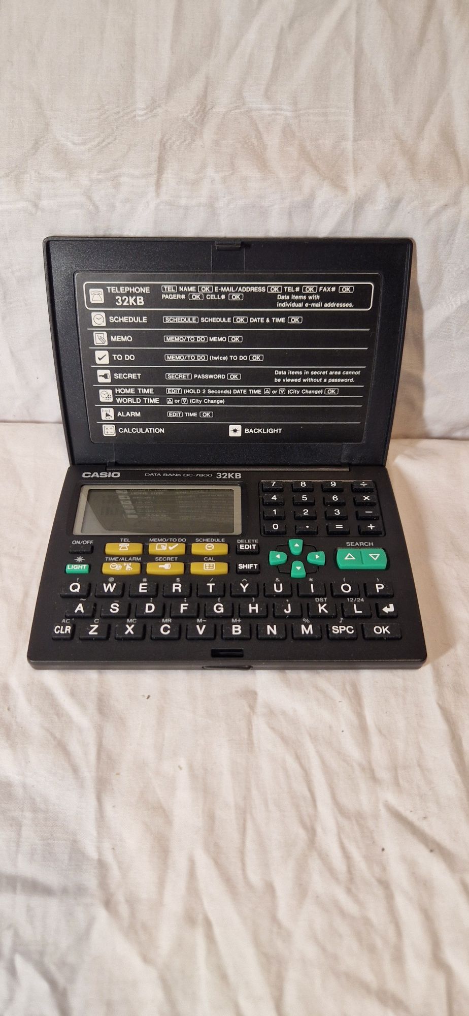 Casio Data Bank DC-7800 uszkodzony