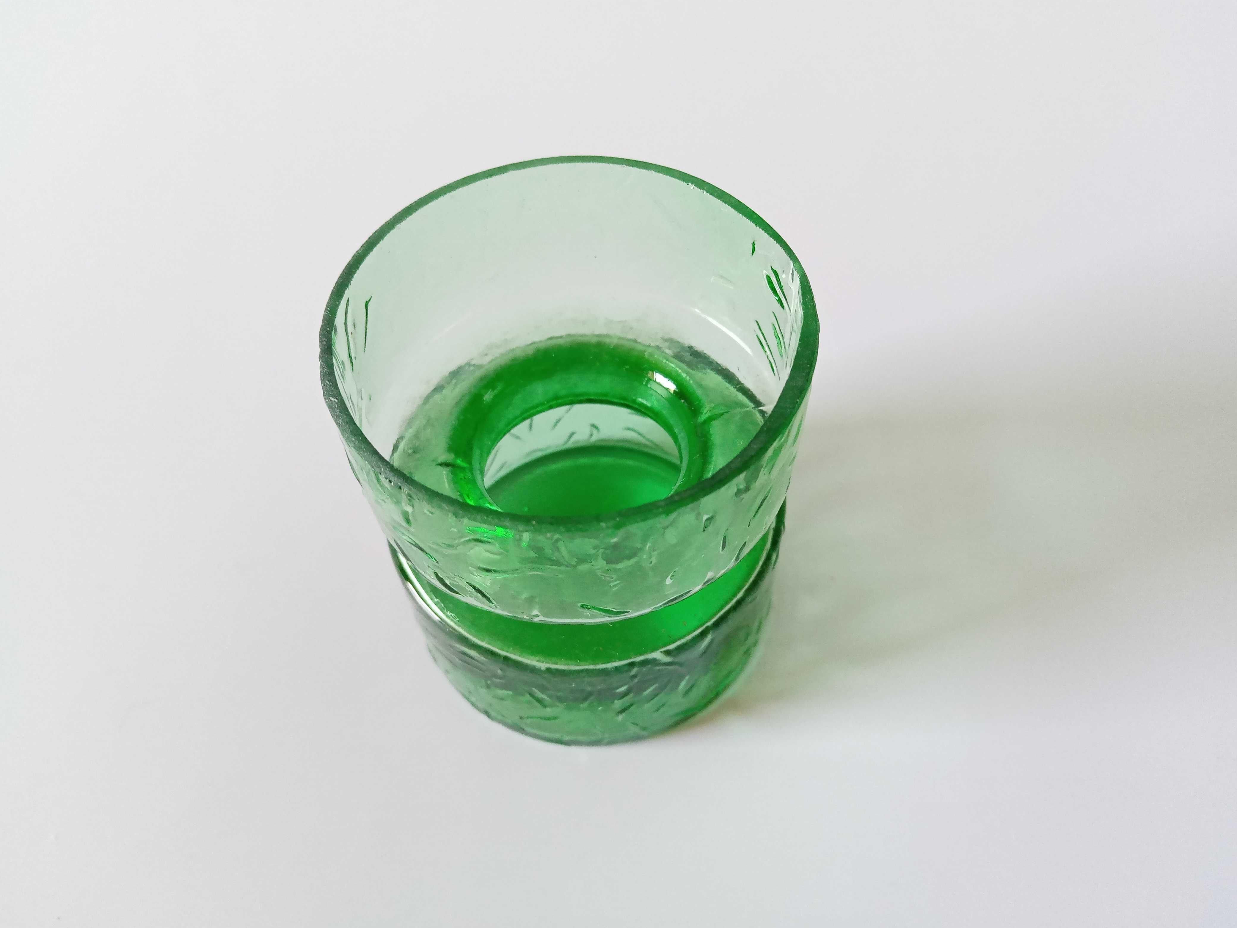 Helena Tynell zielony mały szklany świecznik nr. 1