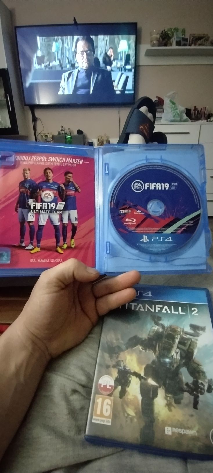 Gry PS4 FIFA 19,21 i Titanfall 2