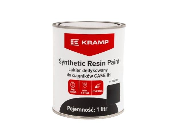 CASE IH Lakier Czarny Satynowy do Ciągnika Połysk Kramp 1L Wysyłka