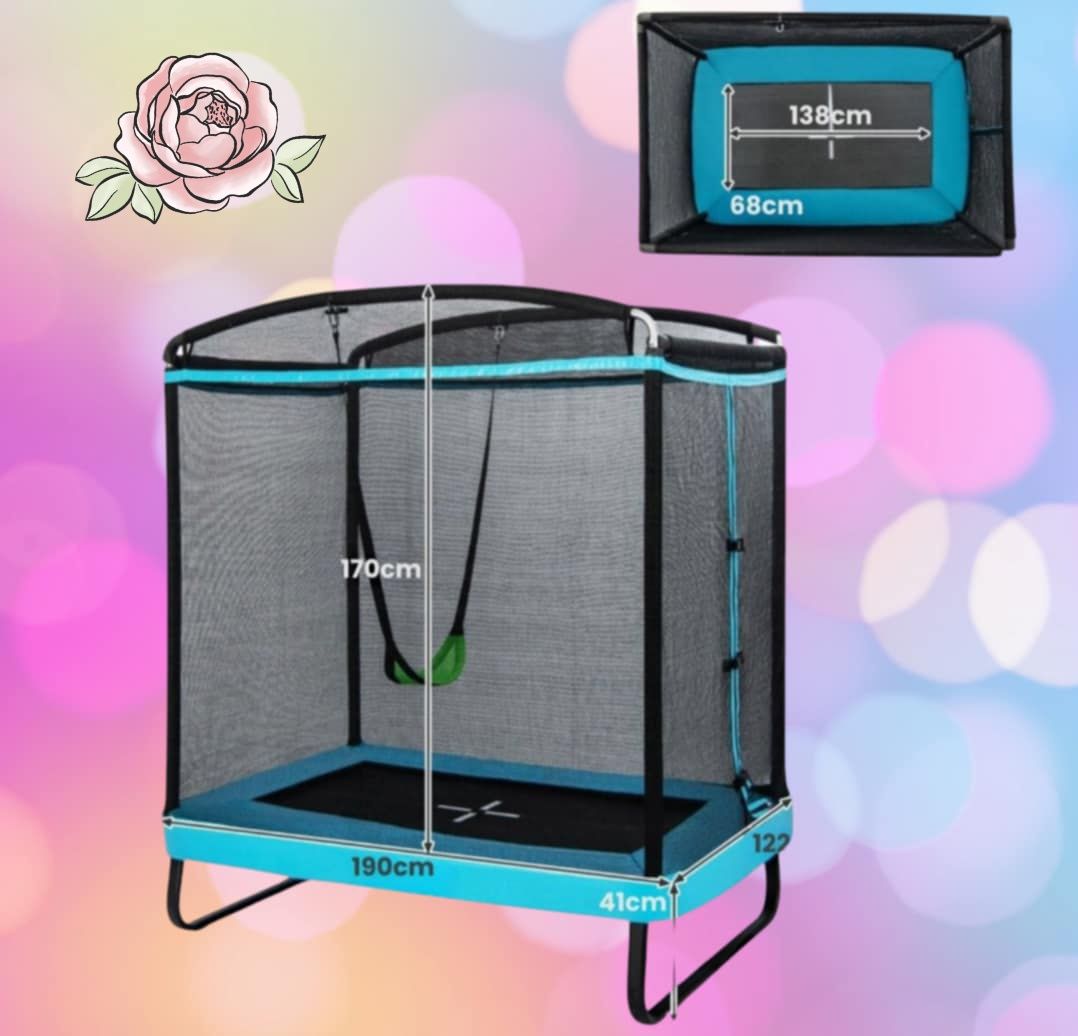 Nowa Trampolina 2w1 huśtawka w trampolinie