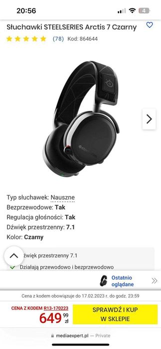 Słuchawki steelseries