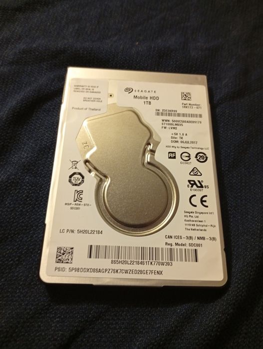 Disco Rígido 1 TB 2.5 Windows 10 Oficial