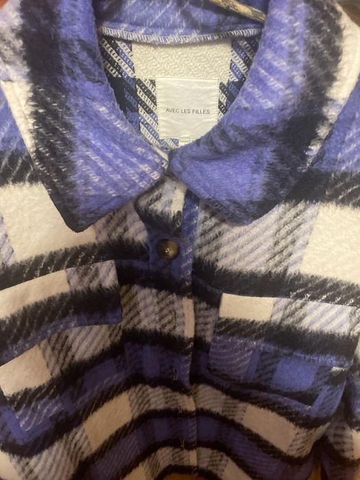 Куртка-рубашка в клетку