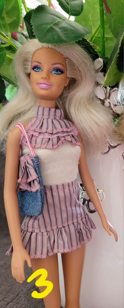 Zestaw nr 3 ubranek dla lalki Barbie