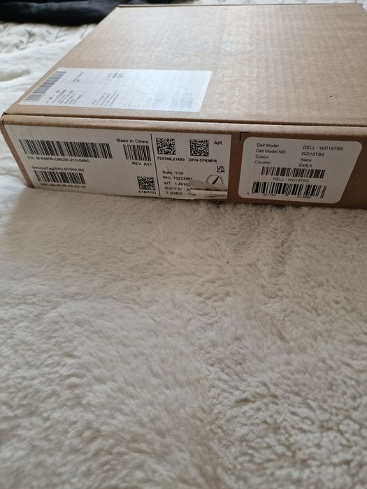 НОВА Док-станція Dell Thunderbolt Dock WD19TBS (210-AZBV)