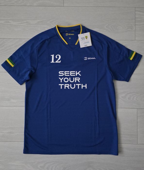 koszulka Ayrton Senna 12, official, Formula 1, F1, M