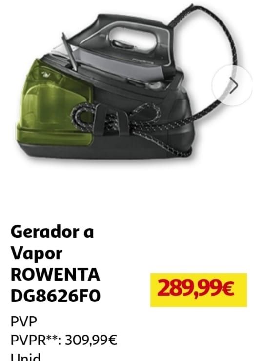 Ferro de engomar com caldeira Rowenta
