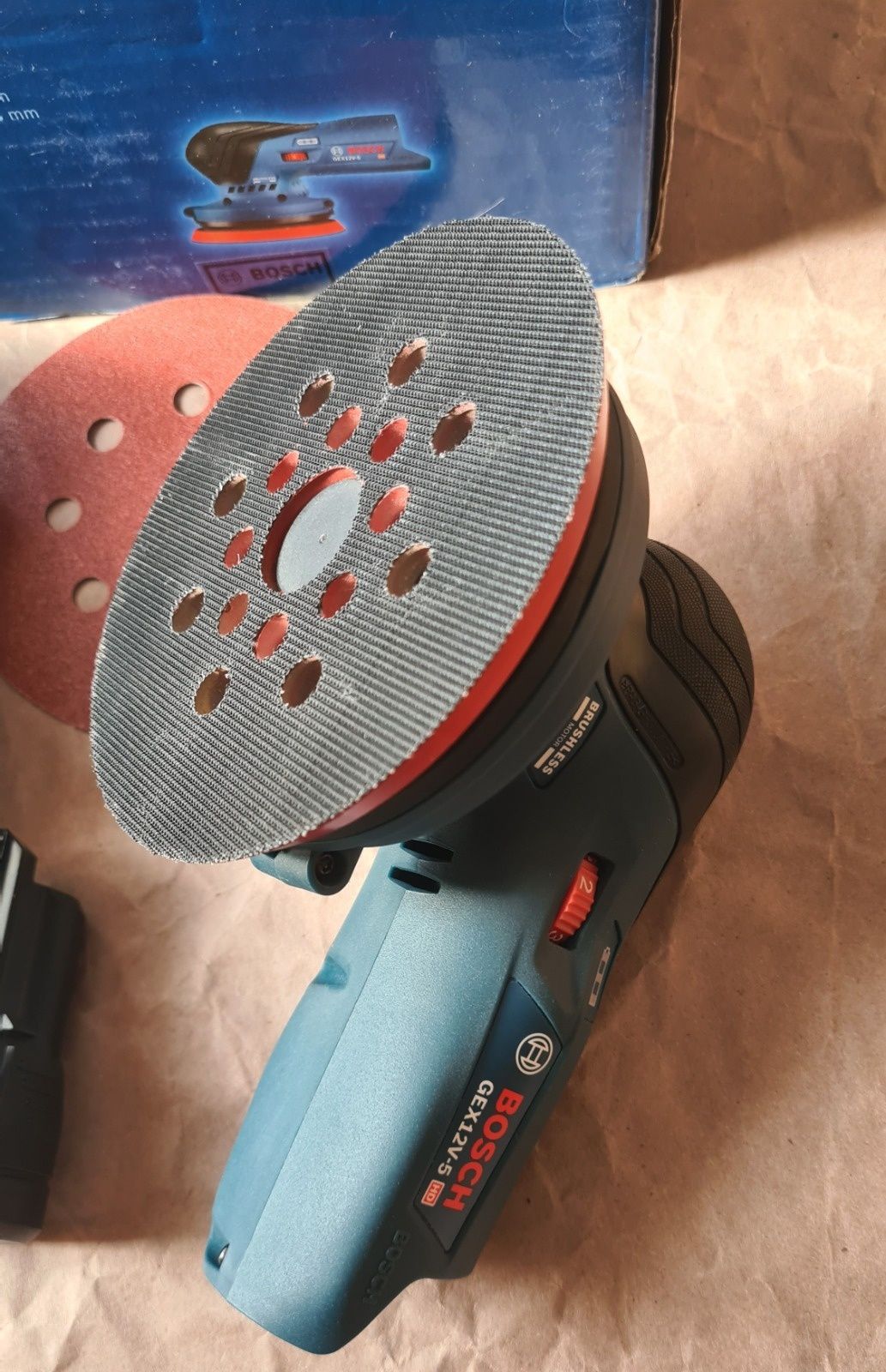 Шліфувальна машинка Bosch GEX12V-5N (GEX 12V-125), 12V