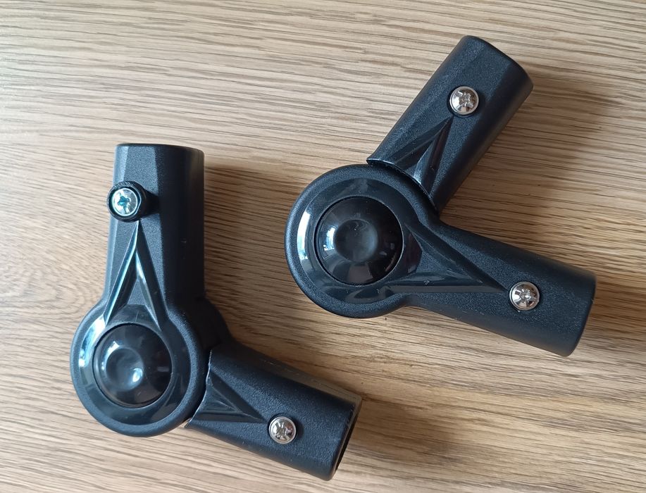 Regulacja rączki wózka, przeguby, łamak do wózka