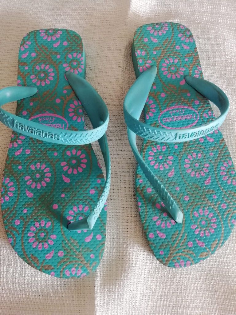 Chinelos HAVAIANAS n° 39 usados