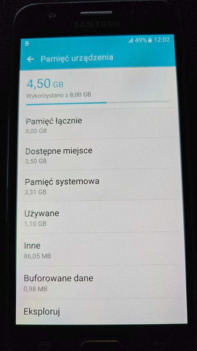 Smartfon Telefon Samsung Galaxy J5 SM-J500FN 1,5GB RAM/8GB LTE 4G