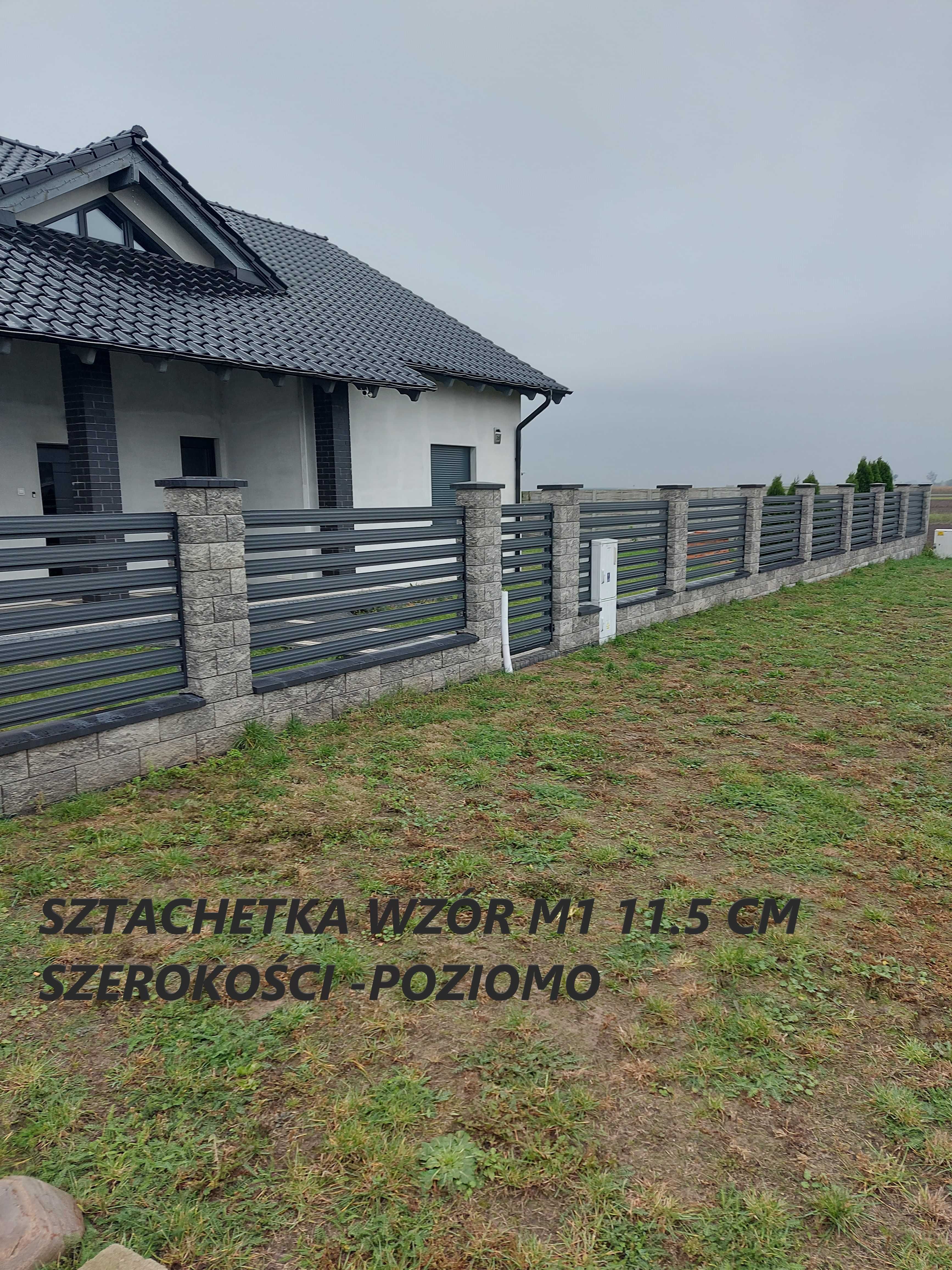 Sztachetki sztachety metalowe 11.5cm- 12.4cm Producen panel balustrady