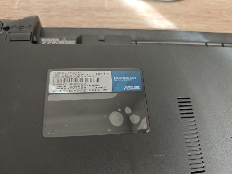 Ноутбук Asus x54h/k54ly