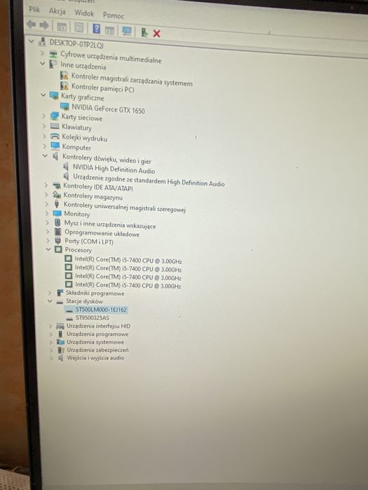 Komputer z monitorem 27cali
