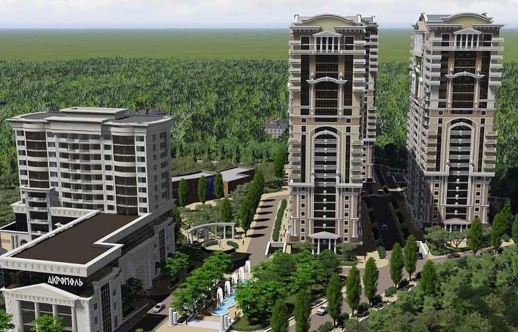 ЖК Акрополь Студия 28м с видом на море! 5 станция Фонтана