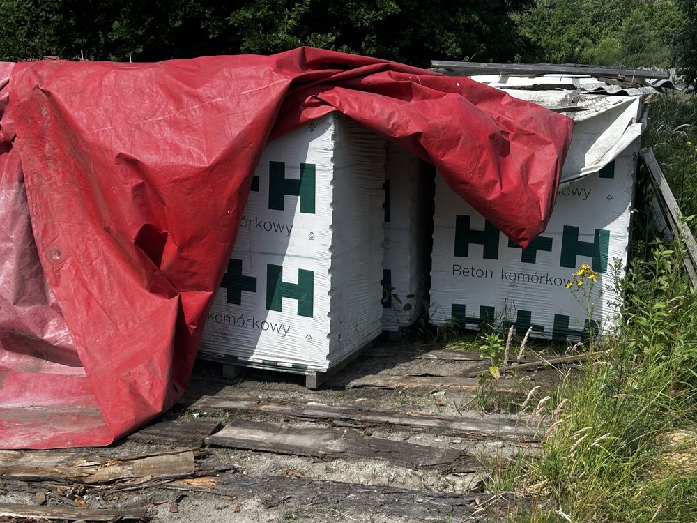 Pustak gazoeton H+H 600 z załadunkiem