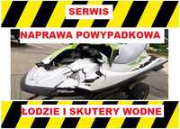 Naprawa łodzi skuterów wodnych powypadkowa Serwis Naprawa Silników