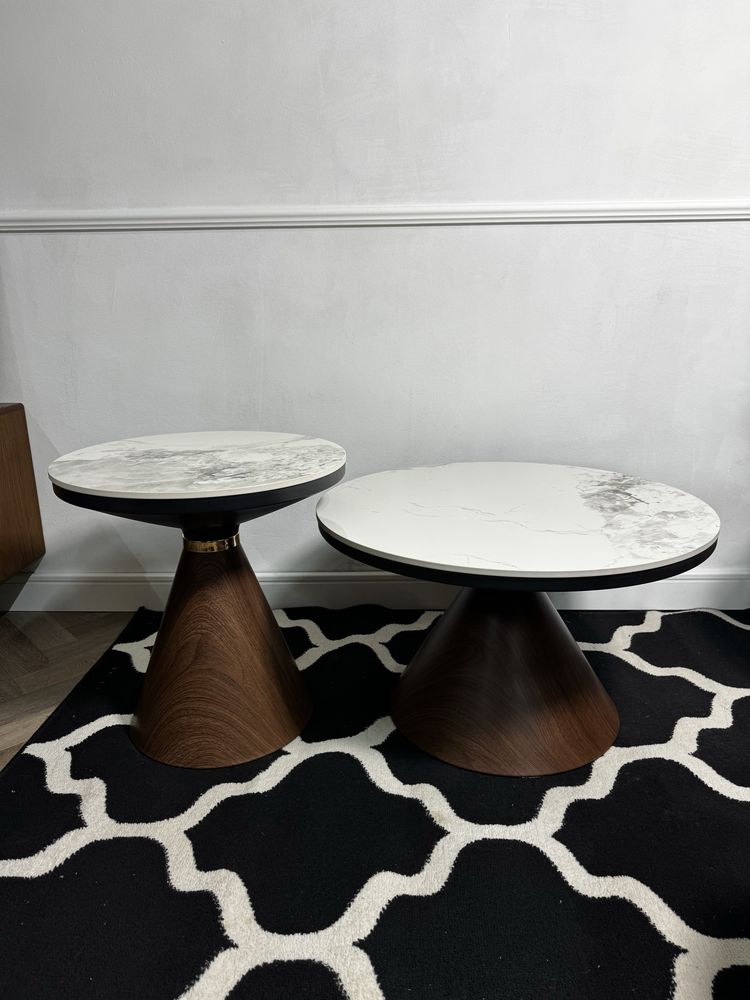 Stolik kawowy ceramiczny blat marmur