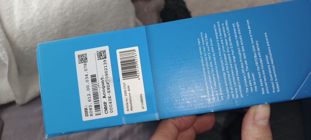 Router AVM FRITZ! BOX 4040 gigabitowy, NAS